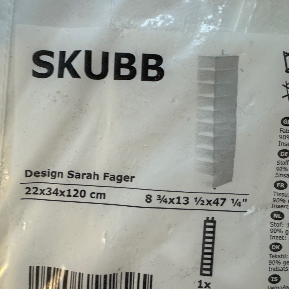 IKEA SKUBB White Storage closet shoes